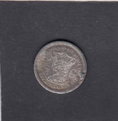 Beschrijving: 1/2 Gulden WILHELMINA 